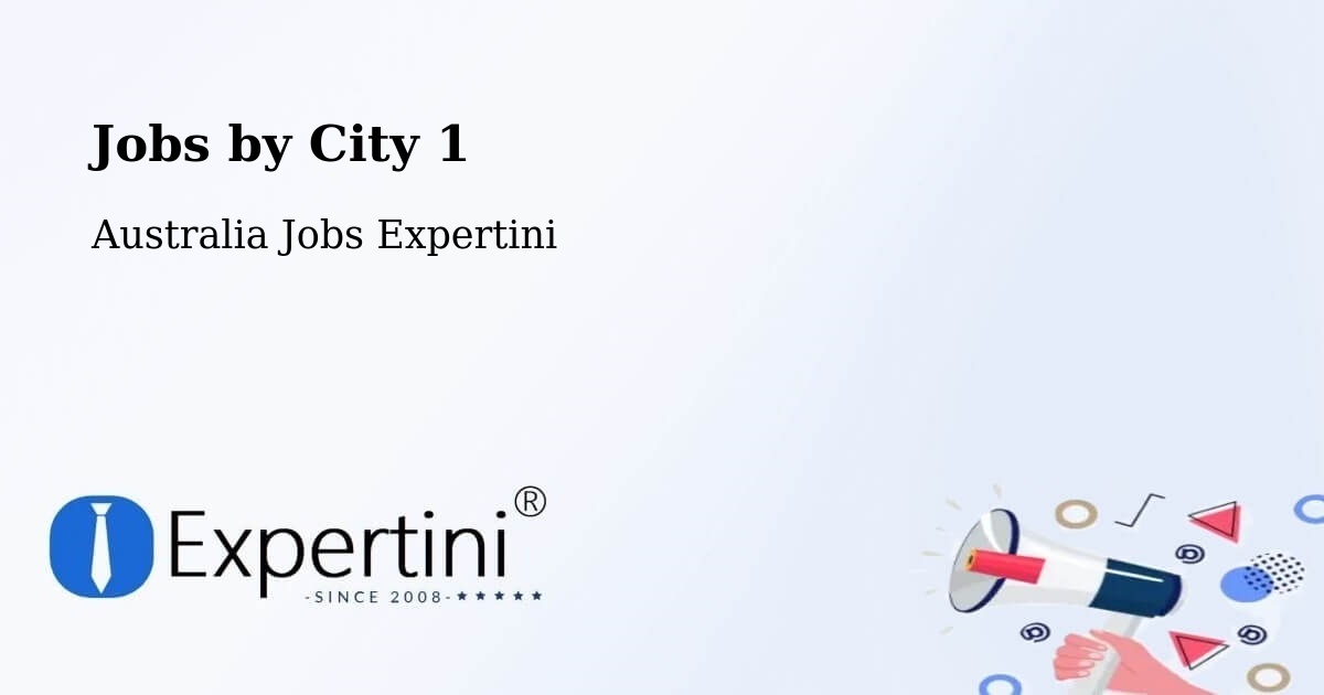 City Jobs in Australia - Expertini